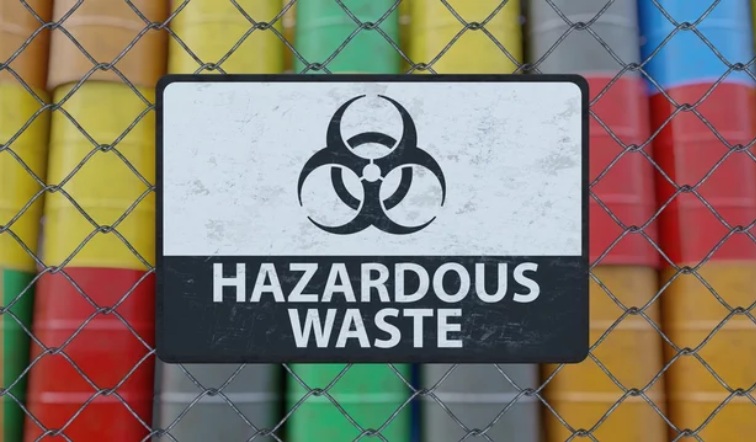 Hazardous waste warning